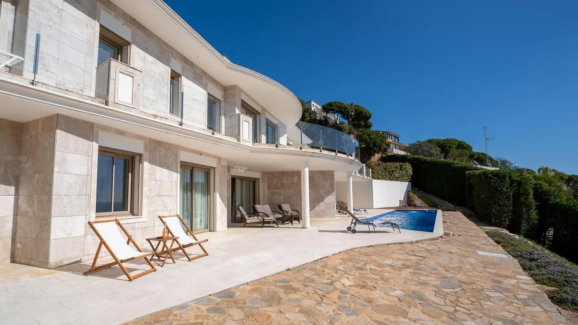 Вилла Gran Piscina Hidromasaje Playa Privada Y Sauna Тосса-де-Мар Испания